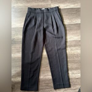 Babaton Black Pleated Dress Pants